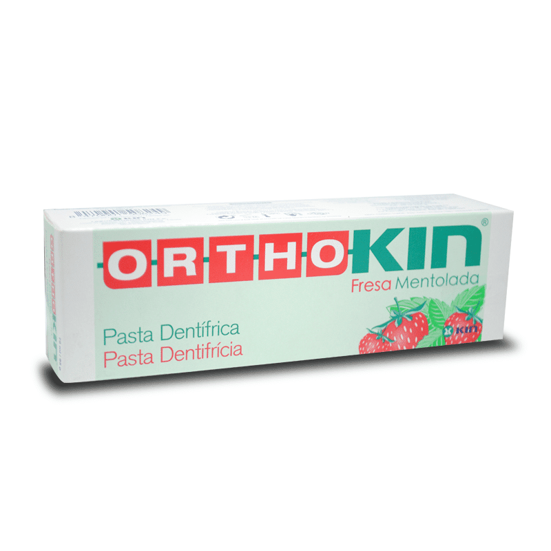 Pasta Dental Ortho Kin | Fresa Mentolada - Ortotek