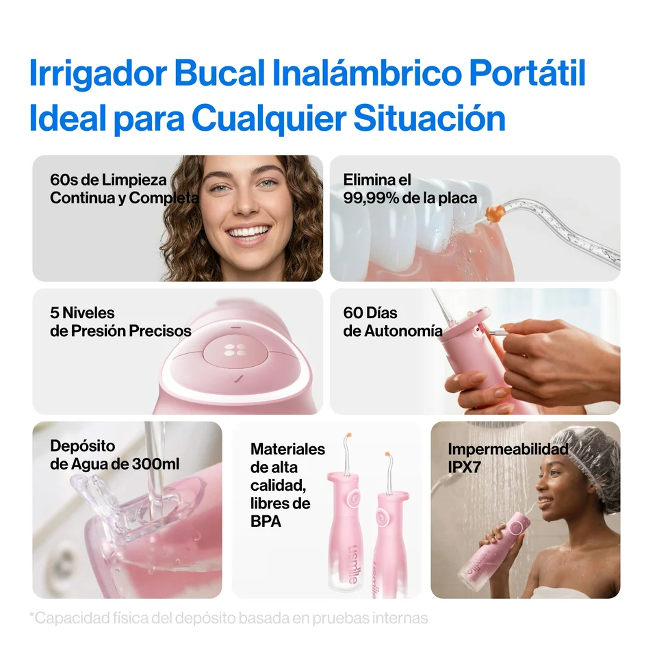 20260707-164130_960x_crop_center Irrigador Bucal Portátil C30 | usmile - Imagen 4
