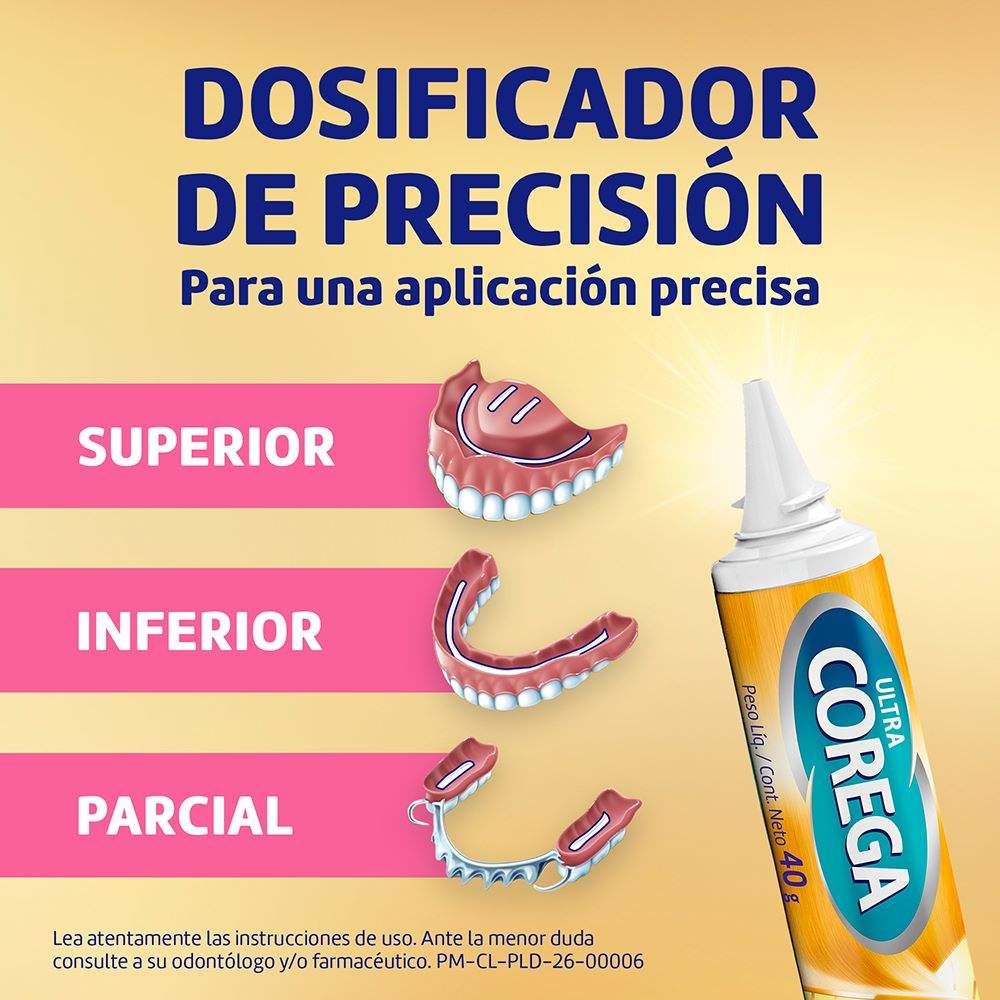 410310_3 Crema Adhesiva Prótesis Dentales Max Fijación y Encías 40g | Corega - Imagen 4